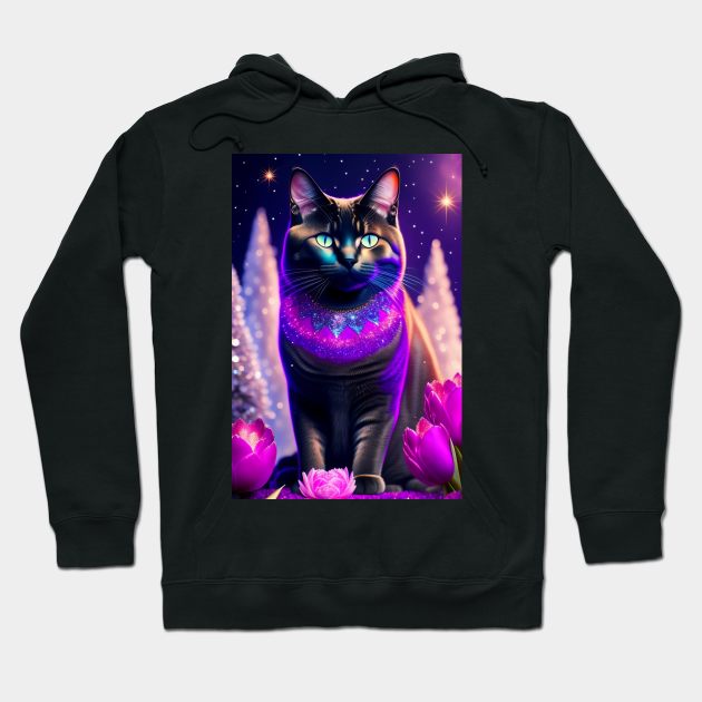 Mystic British Shorthair Hoodie by Enchanted Reverie